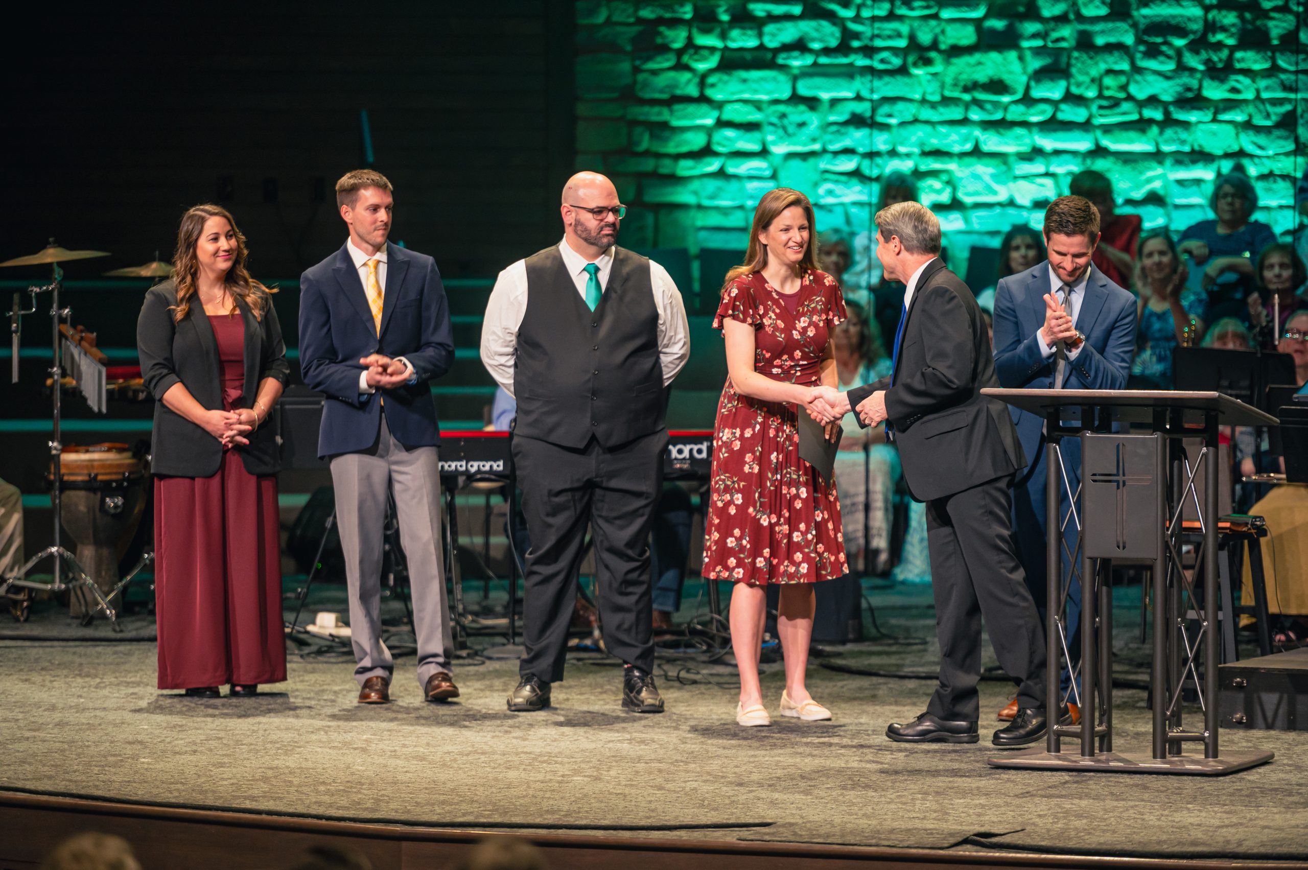 Grace Polaris ALT Graduation Leaders being recognized during worship service a Grace Polaris Church