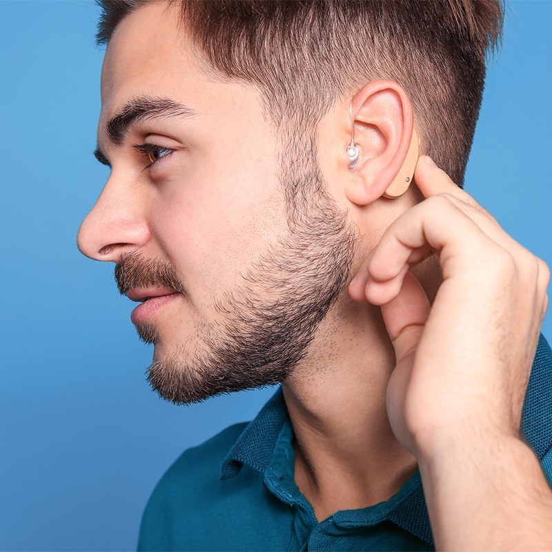 Special Needs - Web - Column Background - 04 Man with Hearing Assistance